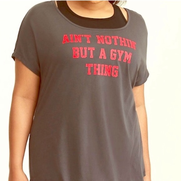 Torrid active graphic shirt size 2X - Picture 2 of 6